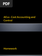 AE22 Cost Accounting and Control 2