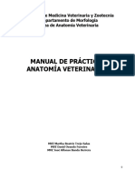 Manual Practicas Anatomia Veterinaria I