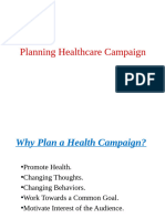 Planning Healthcare Campaign