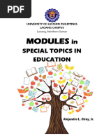 Module 1 in Special Topics