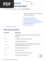 Linux Command Cheat Sheet