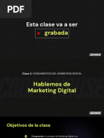 Hablemos de Marketing Digital