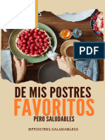 5 Recetas de Regalo Postres Saludables