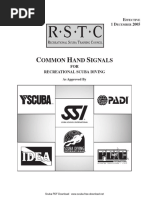 RSTC Scuba Hand Signals