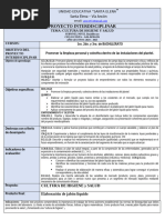 Proyecto Intredicplinario Bachillerato - Biología, Quimica y Emprendimiento2