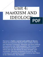 Unit 4 Marxism and Ideology Report 1