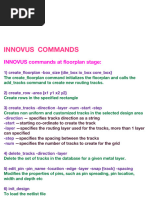 Innovus Command