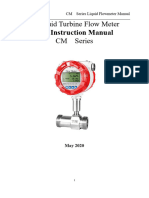 CM-Turbine Flow Meter Manual