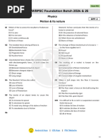 Physics - DPP 02