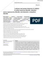 Human Brain Mapping - 2022 - Seguin - Amygdala Subnuclei Volumes and Anxiety Behaviors in Children and Adolescents With