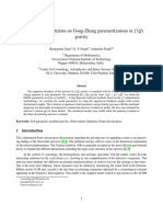 Observational Constraints On Gong-Zhang Parametrizations