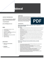 Ravindra Jaiswal CV