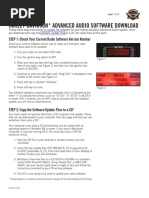 HD Advanced Audio Software Download Instructions