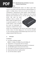 FoxGate - EC SFP1000 FE - GE LFP