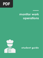 SITXMGT004 Student Guide