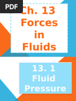 Ch. 13 Fluid Pressure