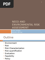 Need and Environmental Risk Assessment