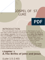 THE GOSPEL OF ST. LUKE