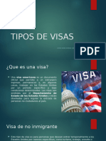 Tipos de Visas Presentacion