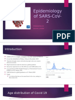 Epidemiology of SARS-CoV-2 Presentation