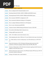 Most Common CIF Errors