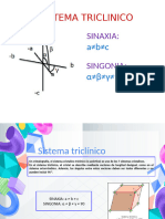 S. Triclinico, Monoclinico y Ortorrombico