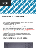 Lecture 1 Introduction To Food Chemistry Water