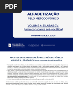 Apostila ALFABETIZAÇÃO VOLUME 4