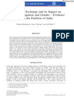 Population Exchange and Its Impact