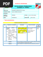 1 Lunes 14 - Mat Resolvemos Problemas Usando El Doble