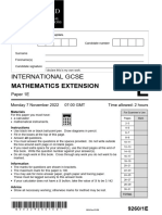 9260 1E QP InternationalMathematicsyuih G 7nov22!07!00 GMT