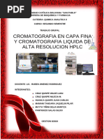 Cromatografía en Capa Fina Trabajo Grupal Enviar