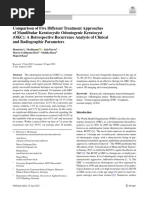 Comparison of Five Different Treatment Approaches of Mandibular Keratocystic Odontogenic Keratocyst (OKC) - A Retrospective Recurrence Analysis of Clinical and Radiographic Parameters