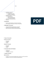 PORTFOLIO in Assessment of Learning I FORMAT