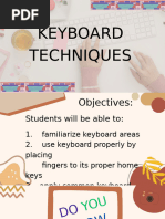 Keyboard Techniques