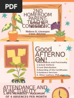 2ND Homeroom Parent Teacher Conference