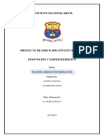 Instituto Nacional Mejía: Tema: Un Mejía Libre de Discriminación Integrantes