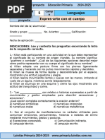 5° Octubre - Examen 1 Expresarte Con El Cuerpo