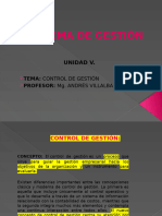 (Subrayado) Sistema de Gestión - Unidad V