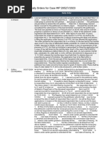 Daily Orders For Case WP 28527 of 2023