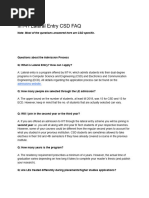 Le CSD Faq