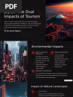 Japan The Dual Impacts of Tourism