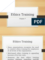 Chapter 7 Ethics Training