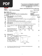 Finite Element Analysis(s)