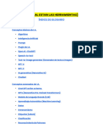 Libro de Glosario y Listados de Herramientas Inteligencia Artificial