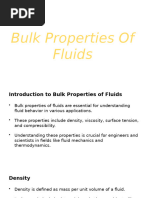 Bulk Properties of Fluids