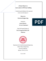 Seismic Analysis of 3D Frame Building