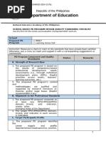 School Based PD Program Design Quality Standards Checklist