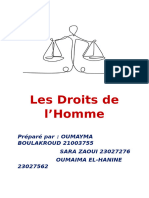 Les Droits de L'homme