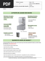 1.7.1.2 Annexe Le Poste de Lavage Des Mains